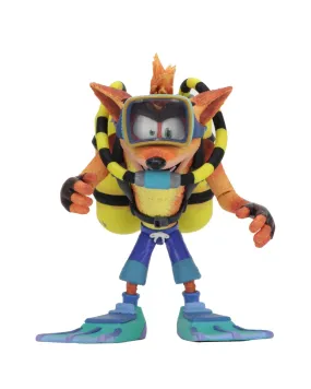 Crash Bandicoot – 7” Action Figure – Deluxe Scuba Crash - NECA