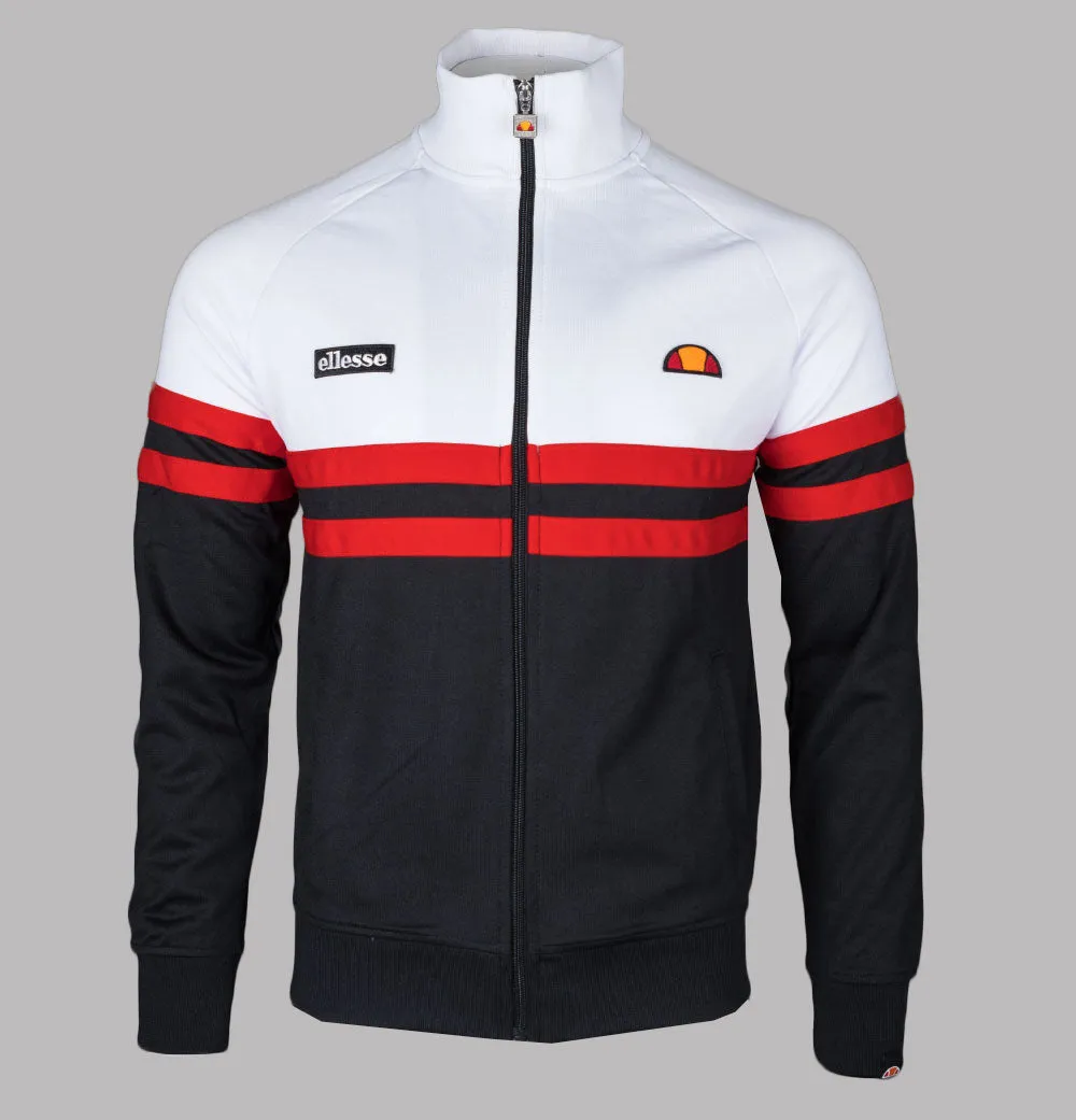 Ellesse Rimini Tracksuit Top Black/Red/White