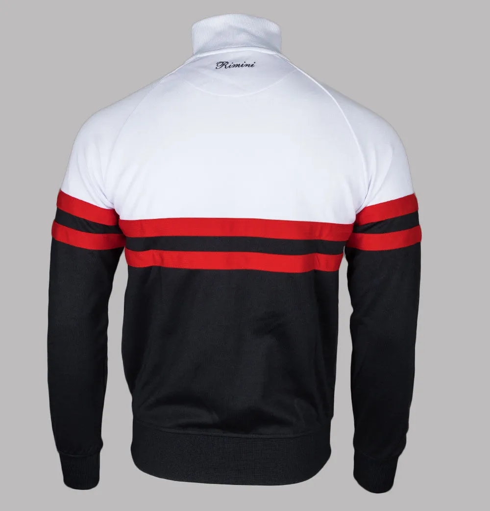 Ellesse Rimini Tracksuit Top Black/Red/White