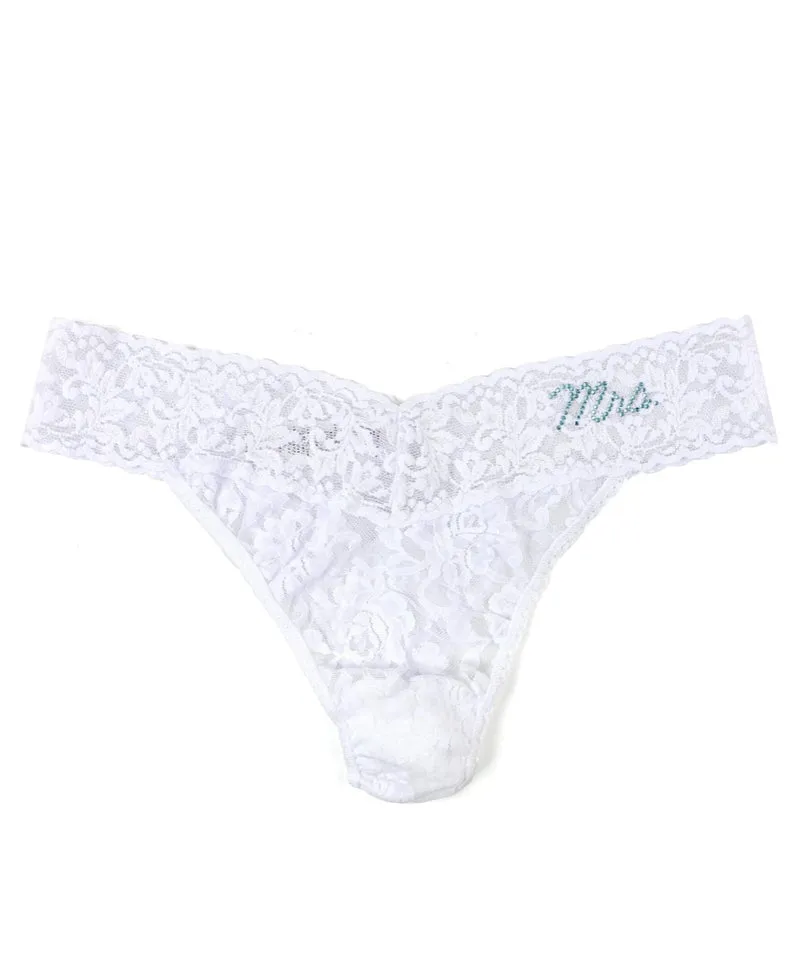 HANKY PANKY~ “Mrs”bridal original rise thong