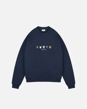 Oxford United Embroidered Classics - Navy Sweatshirt