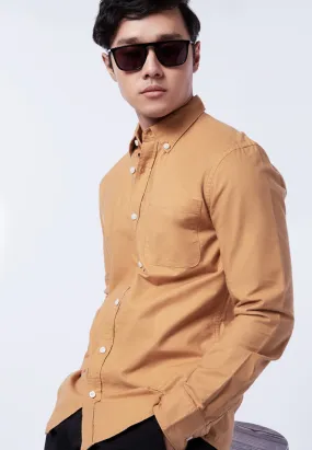 Slim Fit Long Sleeve Oxford Shirt