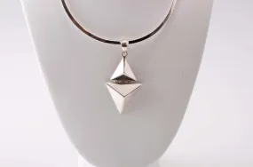 Sterling Silver Pyramid Pendant