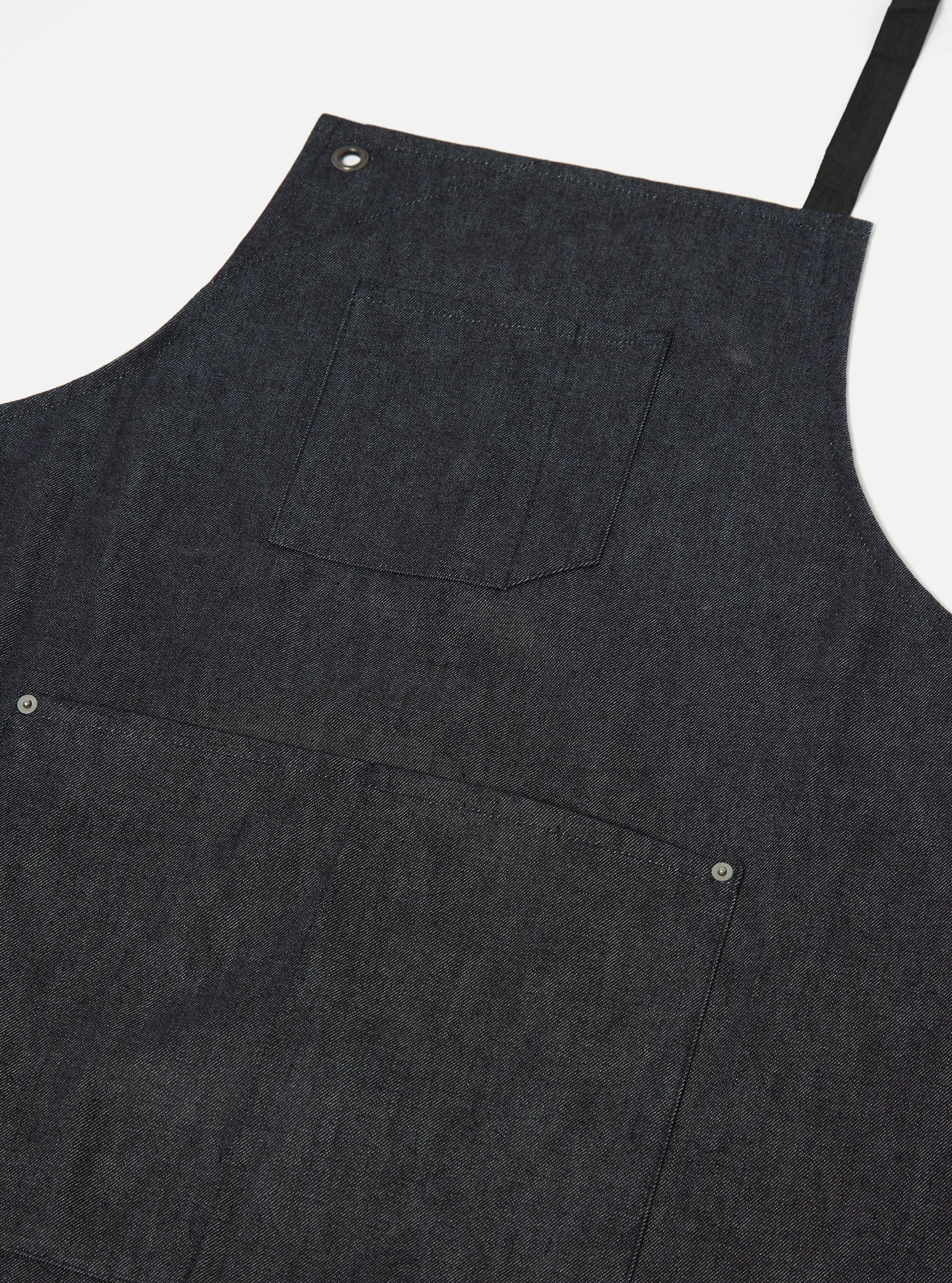 Universal Works Apron in Indigo Selvedge Denim