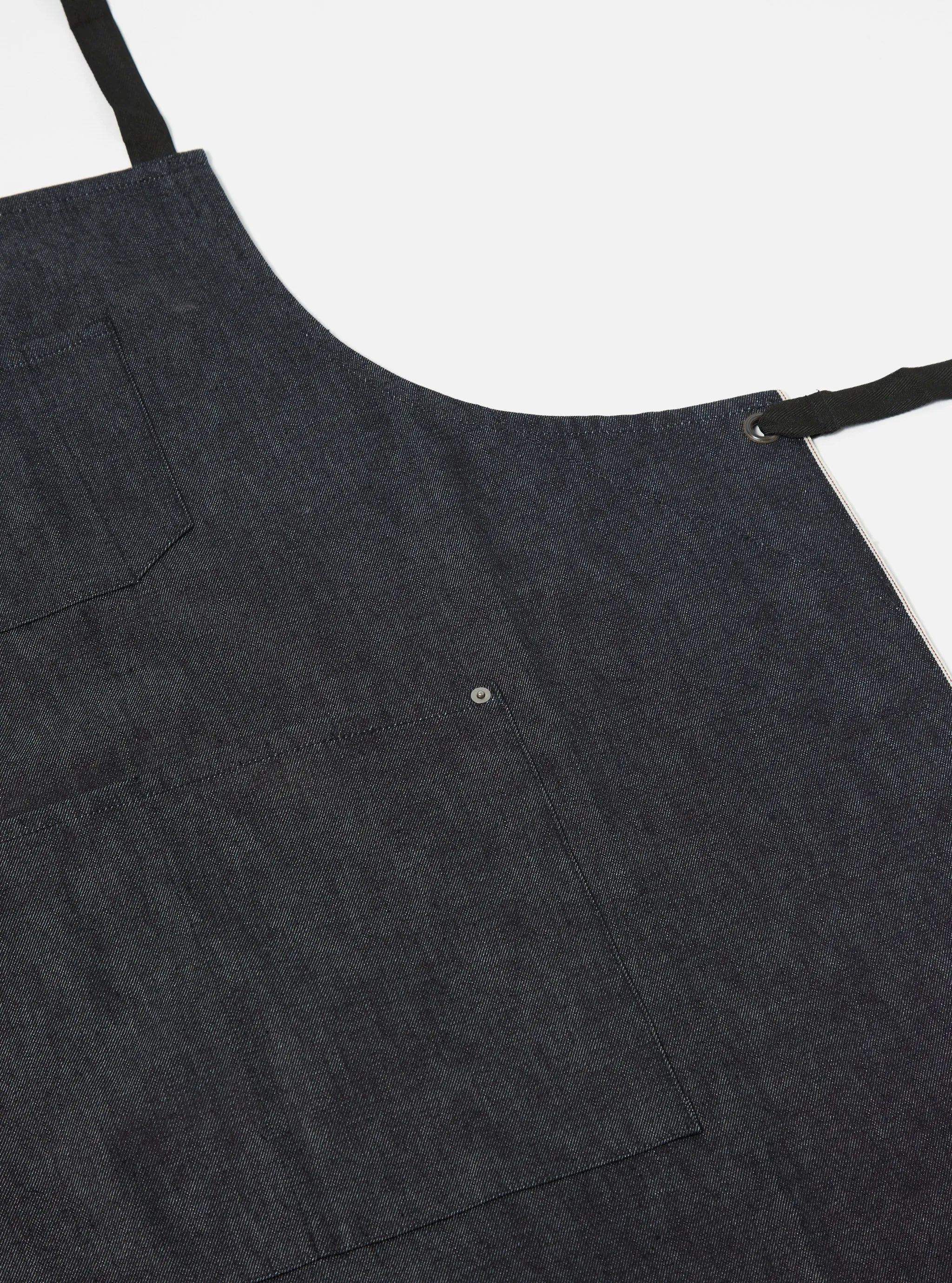 Universal Works Apron in Indigo Selvedge Denim