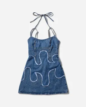 Women's ADSB Mini Dress Indigo